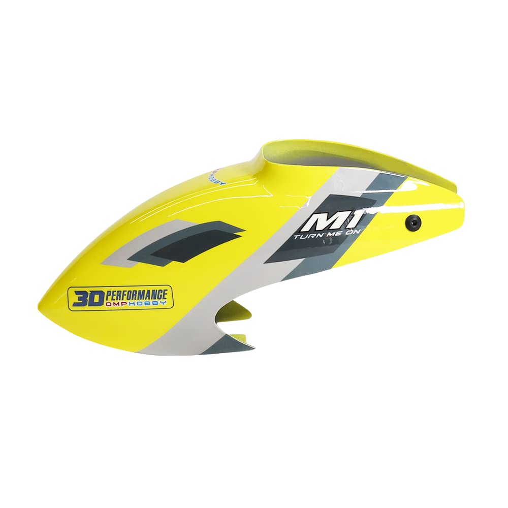 OMPHOBBY M1 EVO Helicopter Parts OSHM1210Y Canopy Set-Racing Yellow Original Replacement for OMP HOBBY M1-EVO RC Helicopters Accessories Spare Part