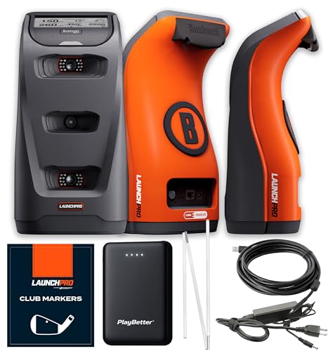 Bushnell Launch Pro Circle B Golf Launch Monitor Bundle