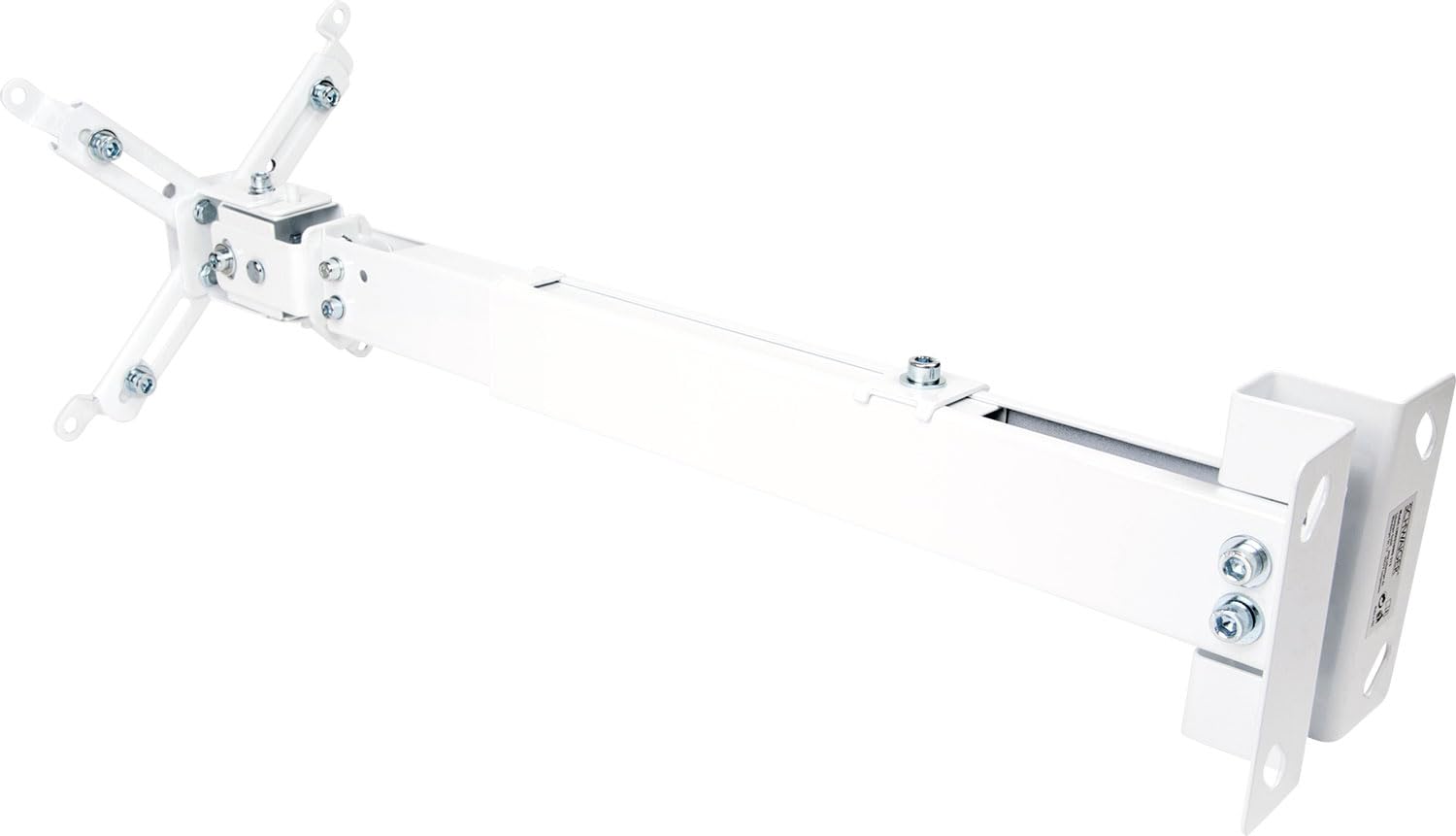 SCHWAIGER 9468 Support Plafond pour vidéoprojecteur Support Mural Universel pivotant inclinable Max. 20 kg Blanc