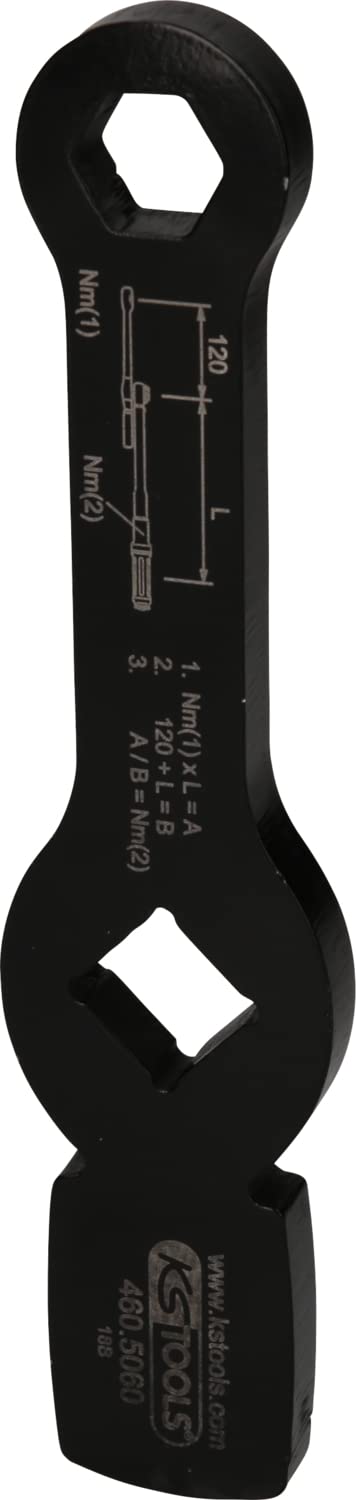 Llave de impacto hexagonal de 3/4" con 2 superficies de impacto, 18 mm
