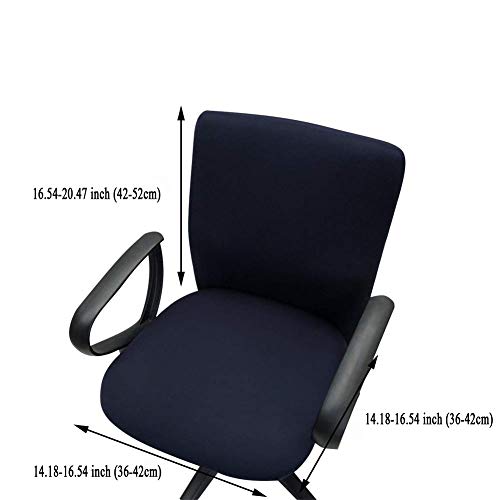 Echaprey One-Piece Stretchy Washable Rotating Swivel Computer Office Chair Covers Removable Dining Chair Covers (Pattern 5) #TOP2
