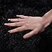 Quntue 8x10 Area Rugs for Living Room, Ultra Soft Large Shag Black Bedroom Rug Upgrade Non-Slip Plush Modern Fluffy Carpet for Kids Boys Girls Room Home Decor Aesthetic