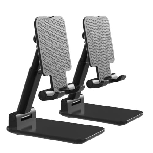 Deep Black Foldable Phone Stand
