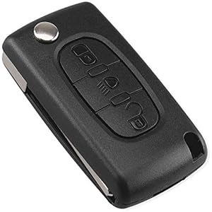 Citroen sleutelbehuizing met 3 toetsen – batterij op printplaat