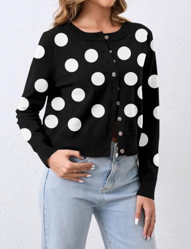 Image of Ziesexy Womens 2026 Leopard Cardigan Cropped Button Up Sweater