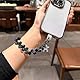 Yamobi Handykette Kurz, Phone Charm Perlenkette, Glitzer Handyanhänger, Anhänger für Handyhüllen,Schlüsselanhänger-Armband für Kamera,Schlüsselanhänger