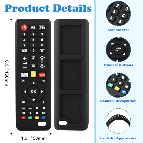 Image of Baby Teether Toy TV Remote Control Shape Teething Toys for Babies 3-24 Months, Chew Toys for Infants Teething Relief, Freezer BPA Free