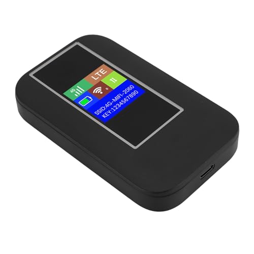 Denash Enrutador WiFi Portátil 4G de 150 Mbps, Dispositivo de Punto de Acceso Móvil Estable de Alta Velocidad para Viajes, Chip Inteligente con Núcleo Potente para Experiencia de Juego (MF860