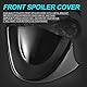 KATUR Motorrad-GläNzend Schwarz Kinnverkleidung Unterer Frontspoiler Luftdamm Kompatibel Mit Harley Davidson Sportster 2004–2014 Xl883 Xl1200 2004–2015(Glatt Schwarz)