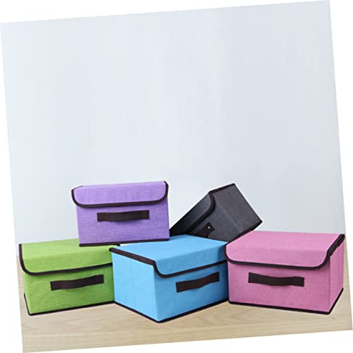 Cajas para guardar ropa de lino rosa contra el desorden 3