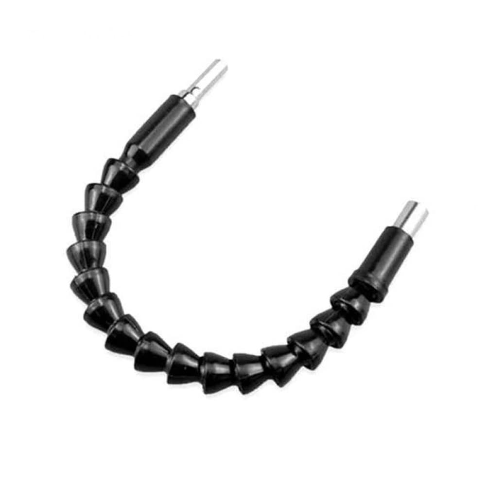 Adaptateur de Support pour Tournevis coudé à 105 degrés, Embouts réglables, Buses, tête à Angle Droit, Douille hexagonale, 1/4', Type Long, Argent