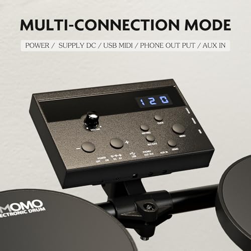 image for UMOMO Electric Drum Set, Electronic Drum Set With 10