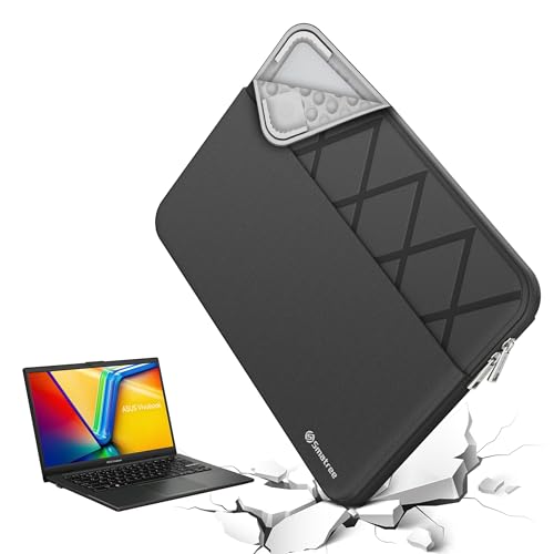 Image of Smatree Laptop Sleeve for 15.6 inch ASUS ExpertBook B1 B1502 /B1500, Laptop Case with Accessory Pocket, YKK Zipper, Patented Super-Corner Design(E645)