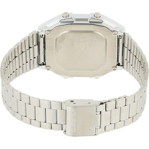 Miniatura 2 de Casio Reloj Digital para Unisex de Automático con Correa en Acero Inoxidable Chapado en Platino A-178WA-1