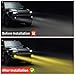 LaIIker Car High Power Fog Lamp for 2024 2025 Toyota Land Cruiser 250 1958 Prado Lc250 J250 Led Lens Front Fog Lamp Decorative Lamp Exterior Modification Accessories