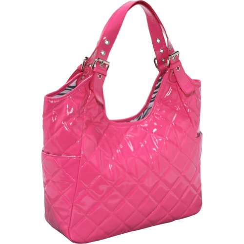 Dreamsicle Satchel Diaper Bags Color: Watermelon / Zebra