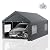 Carport 10x20 FT Heavy Duty,Outdoor Portable Garage with Removable Sidewalls & Doors, Waterproof, UV-Resistant Canopy Shelter for Vehicles, Boats, RVs, Trucks, All-Season Car Port, Gray
