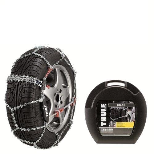 Thule Premium Schneeketten CS-10 - für die Reifengröße 205/50 R16 Kettenglieder 10 mm - mit Icebreaker System