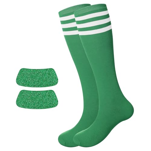Image of Panitay 2 /12 /16 /24 Pairs Softball Soccer Socks Glitter Eye Black Stickers Team Spirit Accessories for Youth Women Sport Wear
