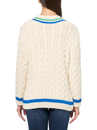 Lacoste Women's V-Neck Pullover Sweater2