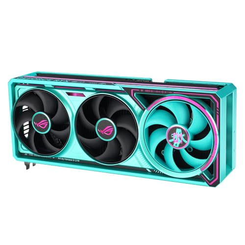 ROG Astral GeForce RTX 5080 16GB GDDR7 OC Hatsune Miku Edition (PCIe 5.0, 16GB GDDR7, HDMI/DP 2.1, 3.8-slot, design a 4 ventole, ventole Axial-tech, camera vapore brevettata, pad termico GPU a - Scheda video - Immagine 18