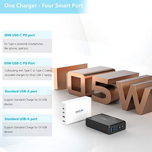 Chargeur de Voyage Double USB Type C 105W UK bloc alimentation - 7