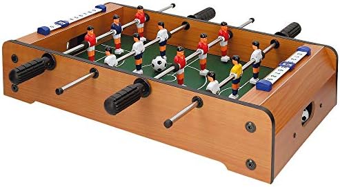 COLORBABY – Futbolín de mesa, para adultos y niños a partir de 6 años, sin patas, madera