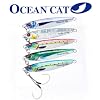 OCEAN CAT Multicolor Saltwater Fishing Jigs, Flat Fall Jigging Lures, Sinking Jig, Lead Metal Jig Baits with J Hook