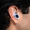 Eargasm Aquaplugs - سدادات الأذن المقاومة للماء لحمامات السباحة والمحيطات - سدادات الأذن في الماء خارج الماء للرجال والنساء والأطفال - حماية الأذن من الماء للسباحين ، وركوب الأمواج ، والغطس ، والرياضات المائية والمزيد