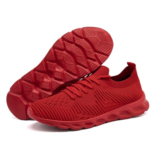 Image of Running Shoes for Men Non Slip Tennis Gym Sneakers Lightweight Breathable Mesh Athletic Shoe Comfortable Casual Workout Walking Shoe for Outdoor Travel Work and Daily Use