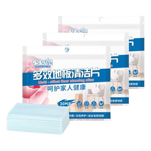 Fogli per la pulizia dei pavimenti per una facile rimozione delle macchie, leggeri ed efficaci (90 pezzi, blu)