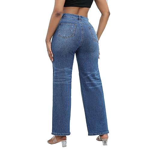 Women's Jeans Ripped Boyfriend Jeans Stretch Distressed Jeans Jeans with Ripped Jeans3