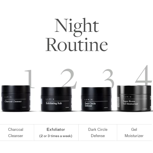 Lumin – Gesichtspeeling – Hautpflege für Männer – Aktivkohle-Gesichtspeeling reduziert Hautunreinheiten, fahle oder… - Image 8