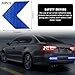Sylvil 20 PCS Car Arrow Reflective Stickers, Waterproof Safety Warning Sign Reflective Decal, High Night Visibility Reflector Tape for Auto Trunk Rear Bumper Body, Car Accessories (Blue)