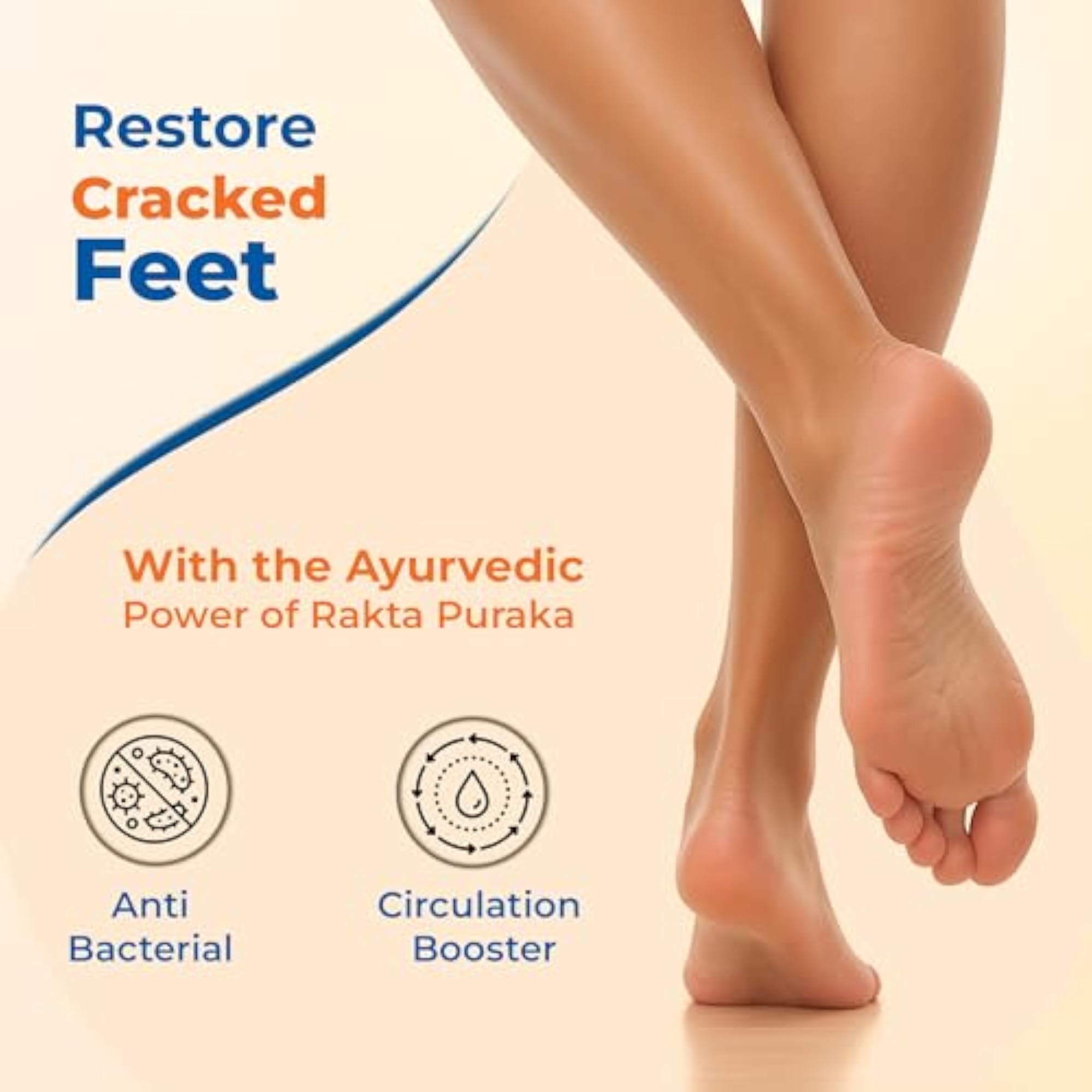 Crack Heal Foot Cream for Dry, Rough Heels, 50ml