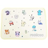 MORIPiLO ポケモン 膝掛け ブランケット (ピカチュウ パルデア 柔らかシープボア) 可愛い あったか グッズ 毛布 夏 冬 冷房対策 70x100cm イエロー pokemon ポケットモンスター キャラクター まくらのモリシタ