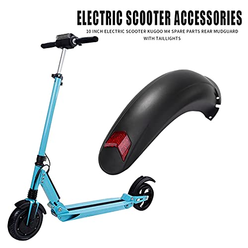 Parafango Posteriore Scooter Parafango Posteriore Per Monopattino Elettrico 10 Pollici - Con Luce LED Rossa Integrata Luce LED Scooter