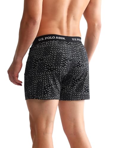 Image of U.S. Polo ASSN. Mens OEX09 Comfort Regular Fit Solid Boxers - Pack of 2