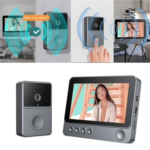 El timbre de video inalámbrico dúplex se comunica de forma segura a través de una interfaz de pantalla de 4 3 pulgadas - imagen 4