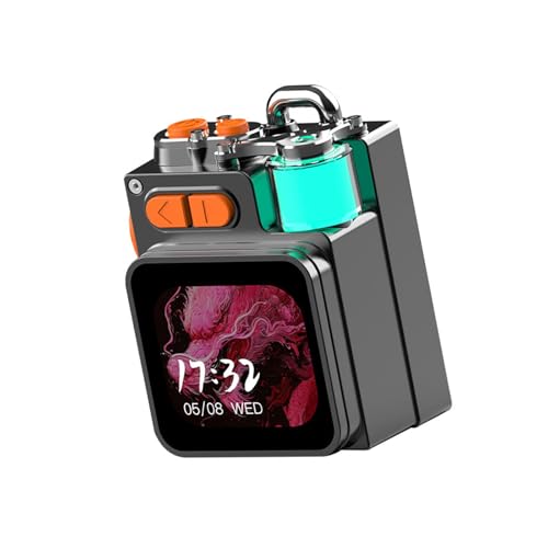 Whoasyst Piccoli altoparlanti intelligenti con touch screen a LED e bassi touch screen altoparlanti per le mani Altoparlanti per la casa suono facile