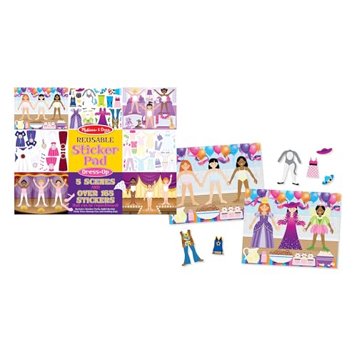 Melissa & Doug 3+ years Reusable Sticker Pad Dress-Up,Multi Color