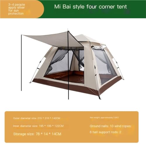 Carpa portátil ligera y espaciosa para camping miniatura 2