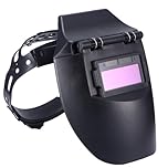 AOZBZ Welding Mask, Solar Auto Darkening Welding Mask, Welders Mask, Welding Helmets, Adjustable Headband Size 52-61cm, Large View for Grinding, SMAW, MIG, TIG, GTAW