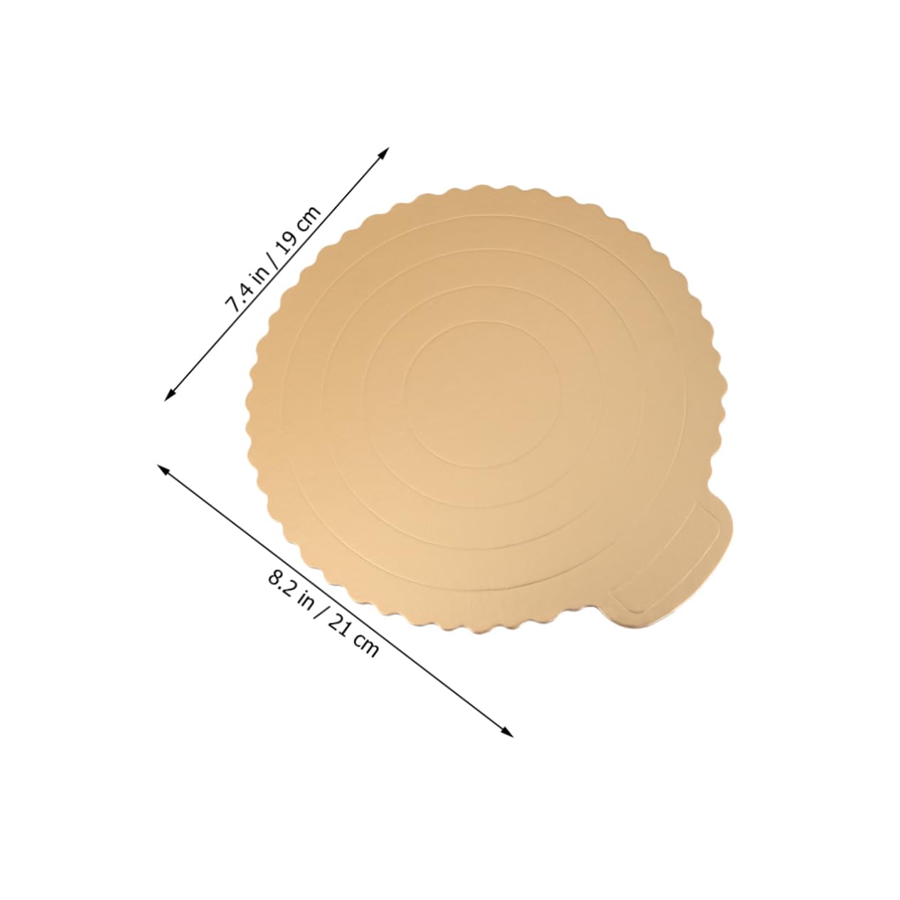 COLLBATH 20pcs Cake Circles Round Cake Board for Decorating and Serving Desserts for Birthdays Weddings Parties and Culinary Treats