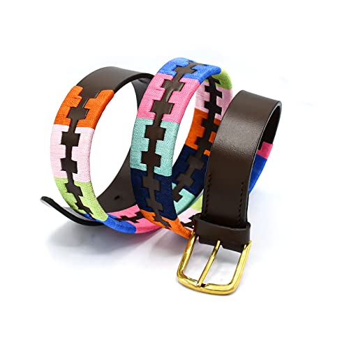 OdontoMed2011 Leather Polo Belt Hand-Stitched leather belt 42