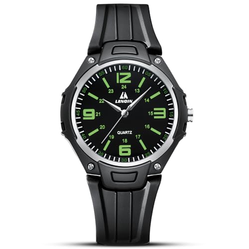 LN LENQIN Orologi da uomo ultrasottili e minimalisti, orologi sportivi