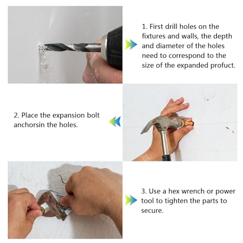 JXPXJMY 14 PCS Expansion Anchor Bolts - Image 4