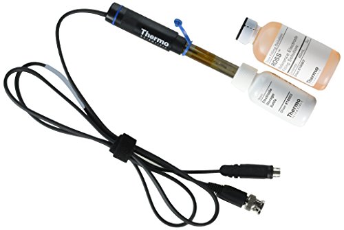 THERMO ORION 8157BNUMD Epoxy Orion Ross Ultra Triode pH Electrode with Double Junction Refillable and Glass Fiber Junction, 8-Pin MiniDin Connector, 1 m Cable Length