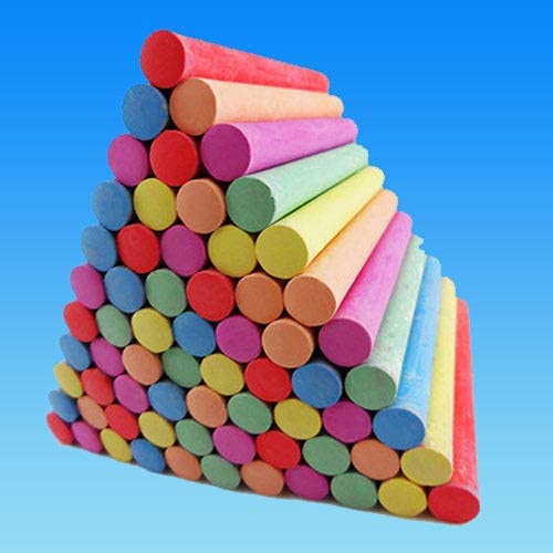 Vallabh Dustless chalk piece | Multicolour | Box of 100pcs