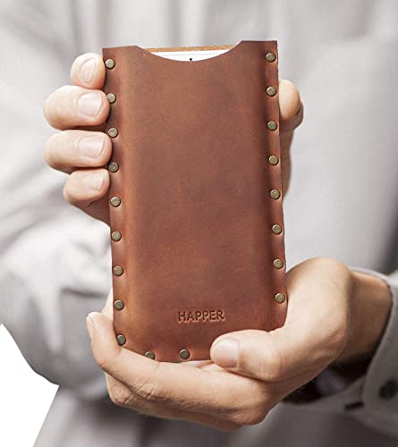 Custodia in pelle personalizzata per HTC incidi il...